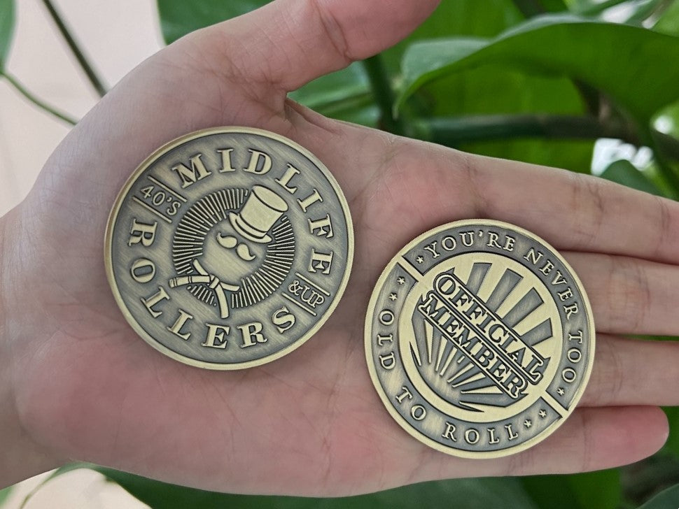 Midlife Rollers Official Member Challenge Coin