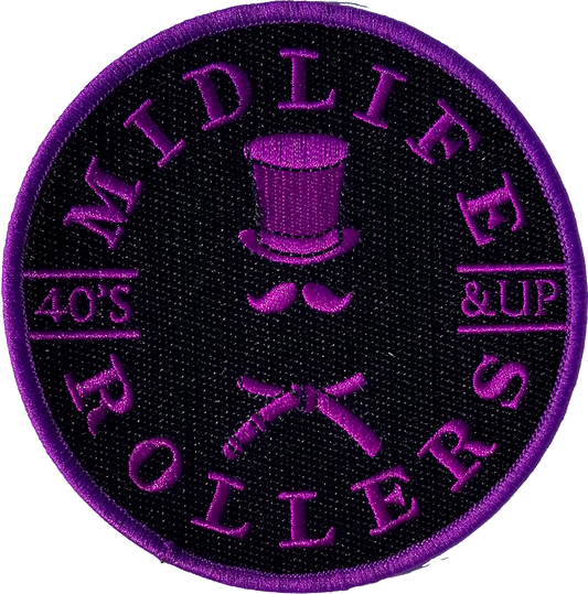 Midlife Rollers Solid Purple Belt Patch