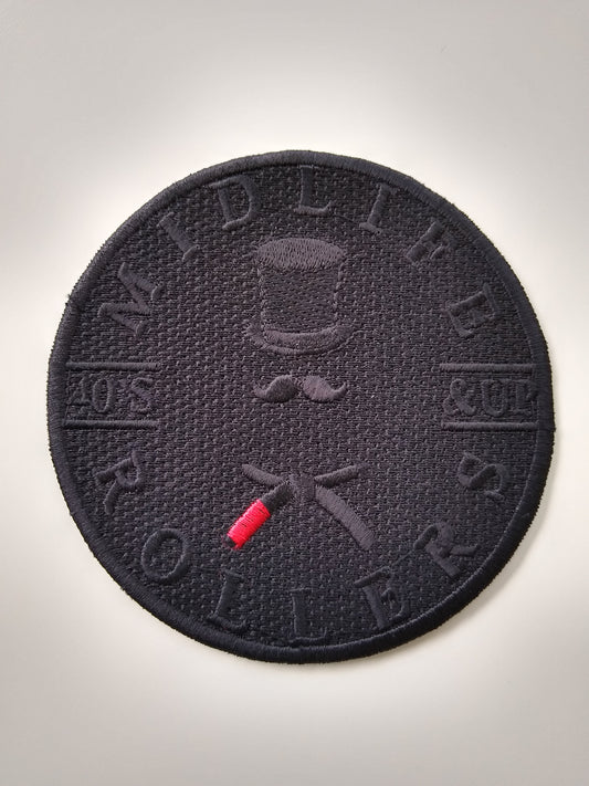 Midlife Rollers Black Belt Patch
