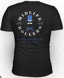Midlife Rollers Official Logo V2 Blue Belt Shirt