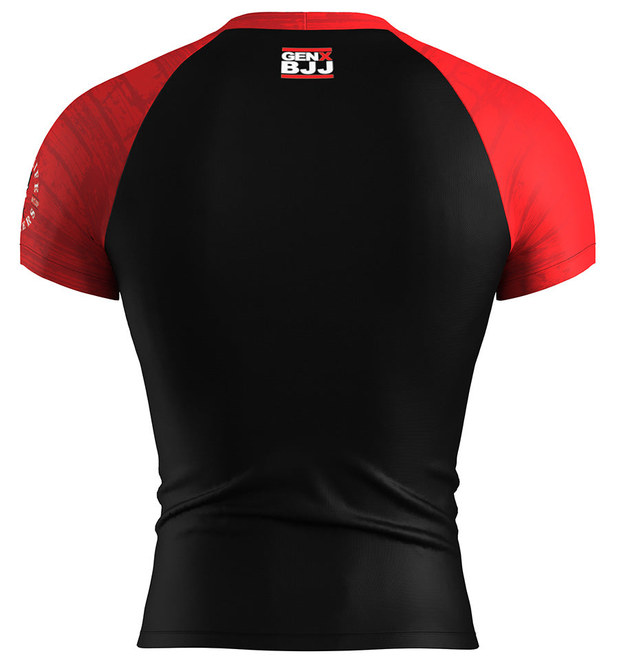 Midlife Rollers GEN-X BJJ   Short Sleeve Rashguard