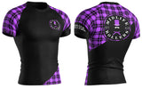 Midlife Rollers Ranked Purple Belt Short Sleeve Rashguard V3.0