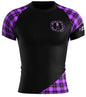 Midlife Rollers Ranked Purple Belt Short Sleeve Rashguard V3.0