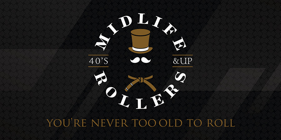 Midlife Rollers Logo and Motto 72"x36" Vinyl Banner