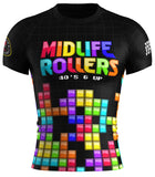 Midlife Rollers Blocks Short Sleeve Rashguard