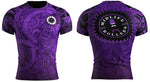 PRE-ORDER - Midlife Rollers Clockwork Short Sleeve Purple Belt Rash Guard