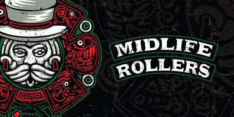 Midlife Rollers Myan 72"x36" Vinyl Banner