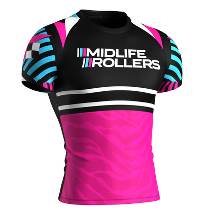 Midlife Rollers "RAD" Tribute Rash Guard Special Edition