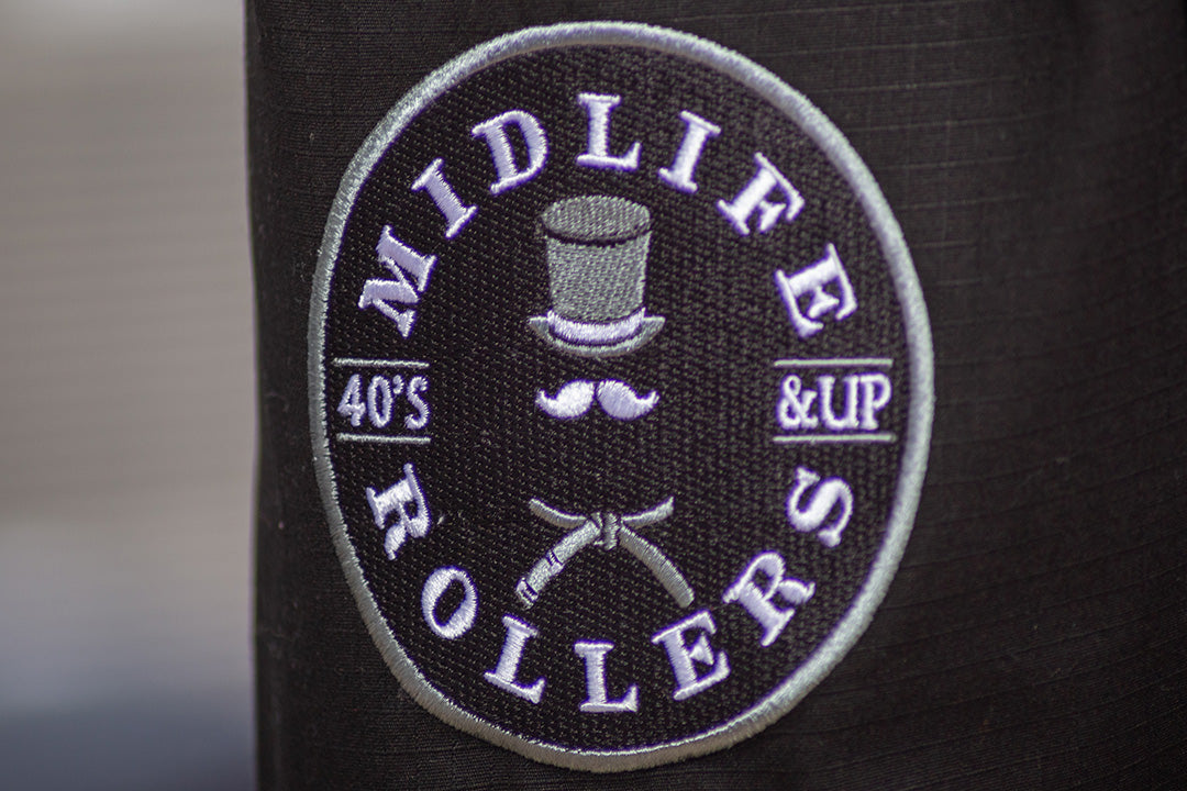 Official Midlife Rollers JiuJitsu Kimono (GI)  - Black and Grey