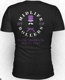 Midlife Rollers Official Logo V2 Purple Belt Shirt
