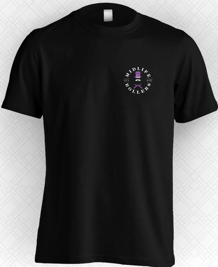 Midlife Rollers Official Logo V2 Purple Belt Shirt