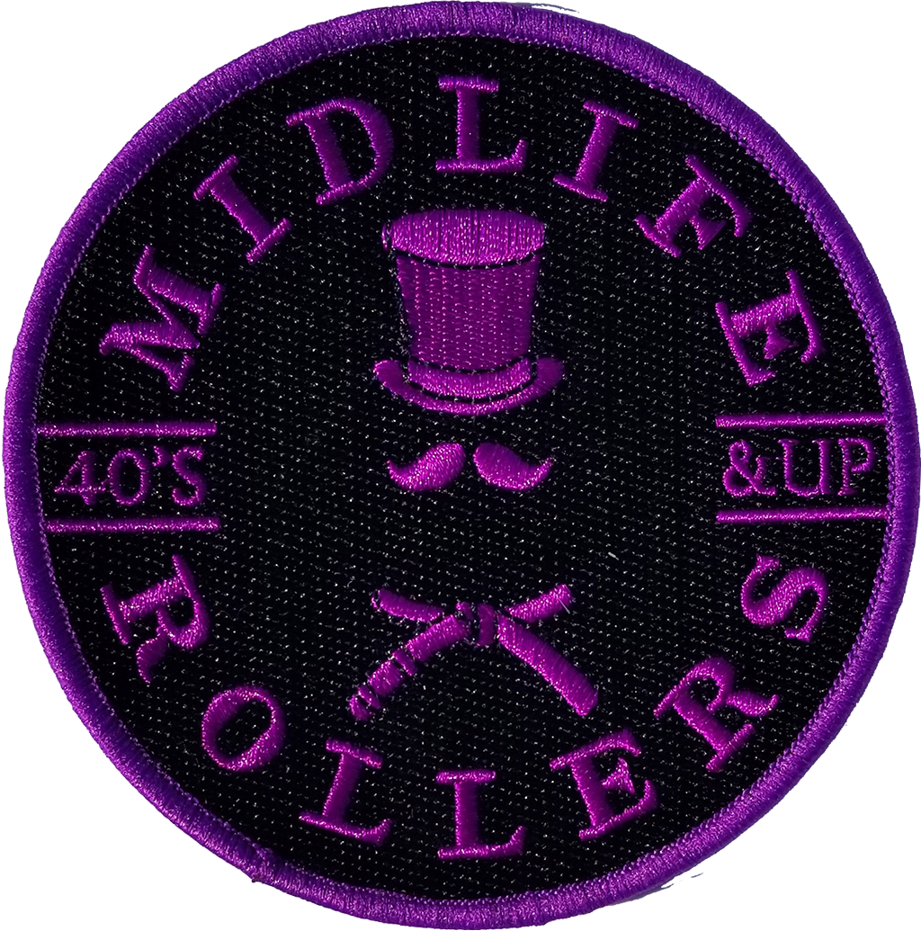 Midlife Rollers Solid Purple Belt Patch