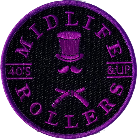 Midlife Rollers Solid Purple Belt Patch