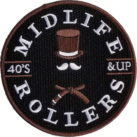Midlife Rollers 10" Brown Belt Patch