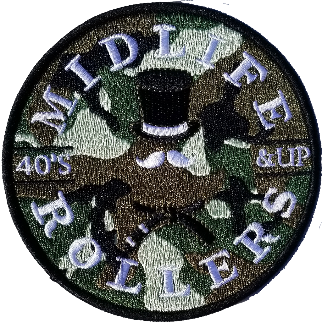 Midlife Rollers Camo Patch