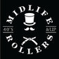 Midlife Rollers Official Logo Sticker WHITE BELT 3"