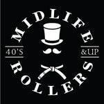 Midlife Rollers Official Logo Sticker WHITE BELT 3"
