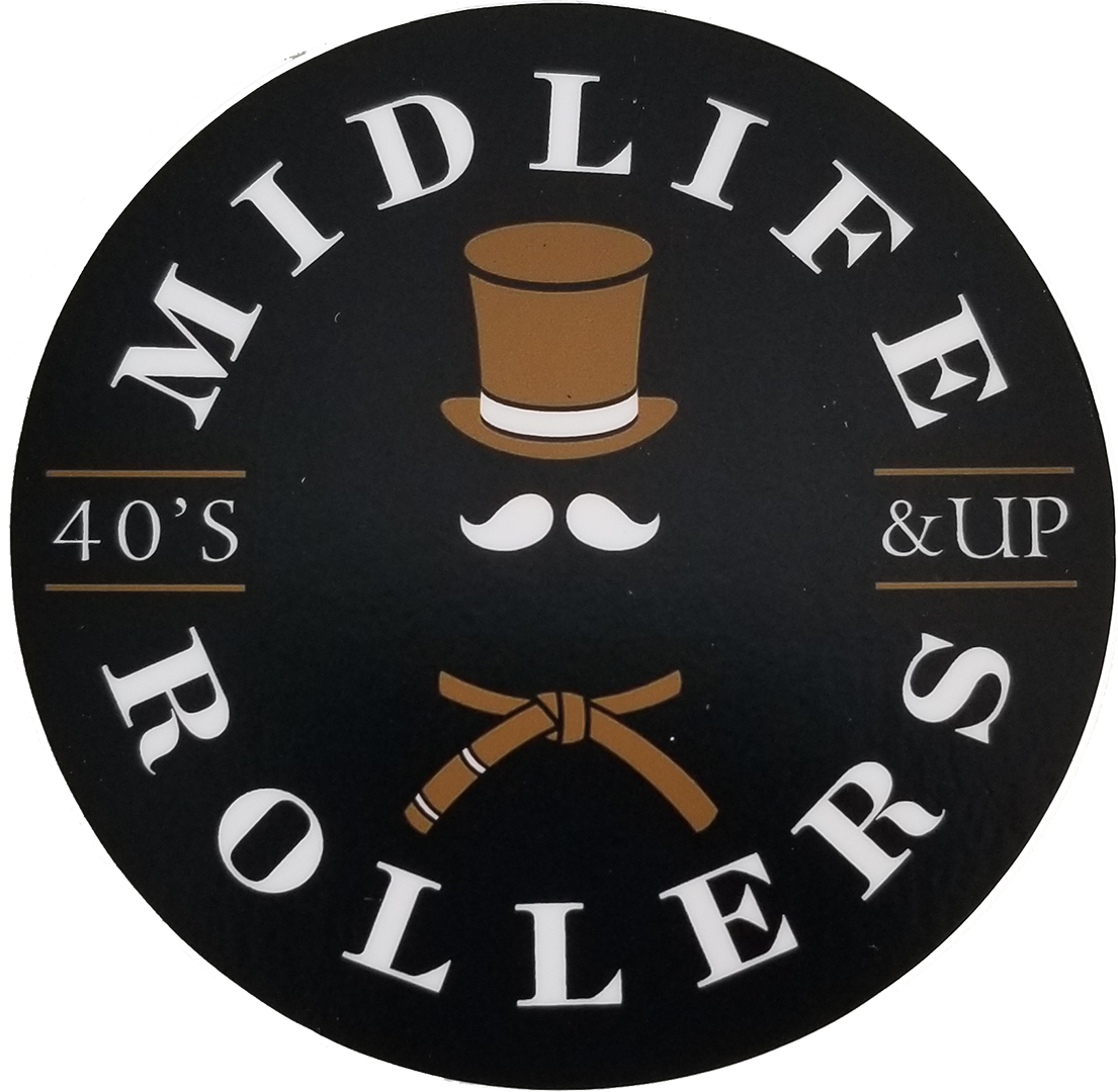 Midlife Rollers Official Logo Sticker 3"