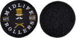 Midlife Rollers Official Logo 3" Hook and Loop (Velcro) Patch x 2