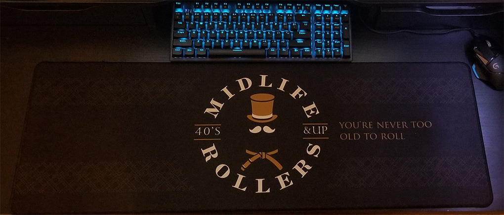 Midlife Rollers Mouse Pad 33.5" x 10.5"