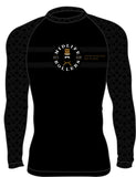 Midlife Rollers Official Logo Brown Belt Long Sleeve Rash Guard