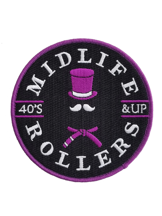 Midlife Rollers 10" Purple Belt Patch