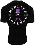 Midlife Rollers Ranked Purple Belt Short Sleeve Rashguard