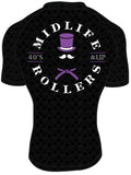 Midlife Rollers Ranked Purple Belt Short Sleeve Rashguard