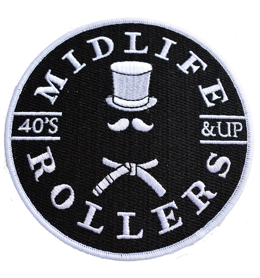 Midlife Rollers White Belt Patch