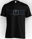 Midlife Rollers Official Logo Blue Belt T-Shirt